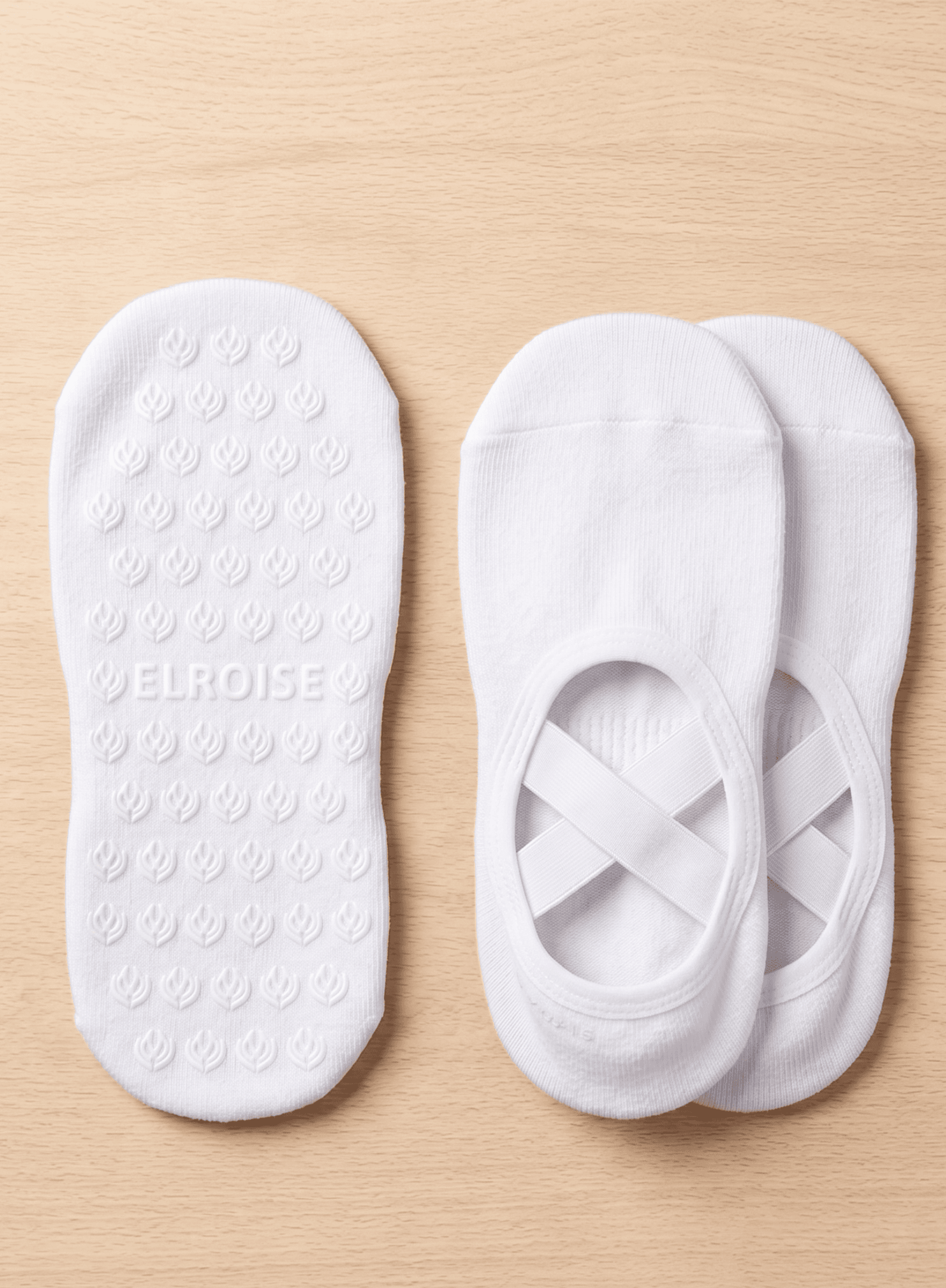 Elroisè White grip socks